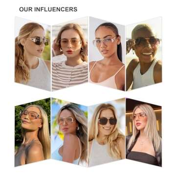 SOJOS Trendy Aviator Sunglasses Mens Womens Retro Metal Rimless Frame Shades Lentes De Sol Para Mujer SJ1192 Gold