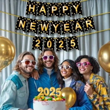 KatchOn Happy New Year Banner 2025 for NYE Parties