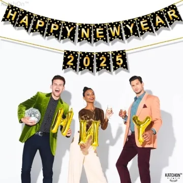 KatchOn Happy New Year Banner 2025 for NYE Parties