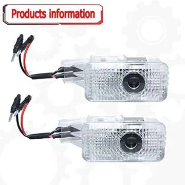Jfsotls Never Fade Car LED Door Logo Projector Ghost Shadow Light, For RLX/MDX/ZDX/TLX/TL/RDX Series...