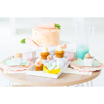 Chic Sugar & Cloth Peach Scallop Melamine Serving Set