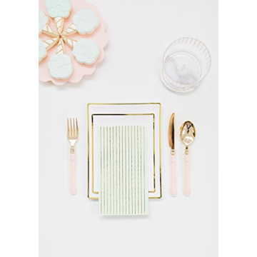 Chic Sugar & Cloth Peach Scallop Melamine Serving Set