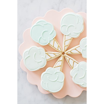 Chic Sugar & Cloth Peach Scallop Melamine Serving Set