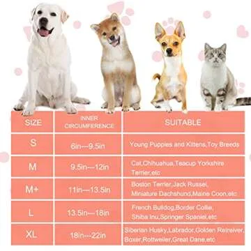 Inflatable Dog Cone Collar with Enhanced Anti-Licking, Soft Neck Donut for Dogs Cats, Recovery Pet Cone Collar After Surgery for Large Medium Small Dogs… (Donut Pink, Large)