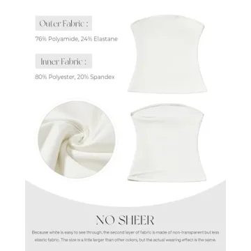 SUUKSESS Women Sexy Tube Top Y2K Style for Summer