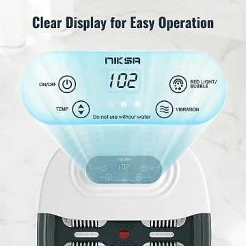 Niksa Foot Spa Bath Massager for Relaxation and Pain Relief