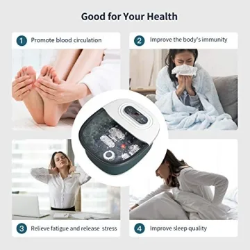 Niksa Foot Spa Bath Massager for Relaxation and Pain Relief