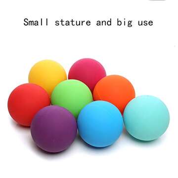 Massage Lacrosse Balls - Deep Tissue Therapy Set of 2