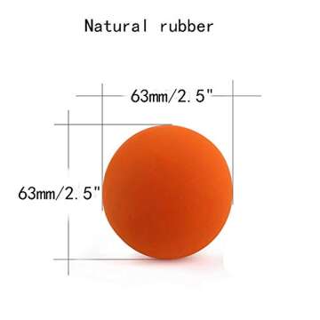 Massage Lacrosse Balls - Deep Tissue Therapy Set of 2