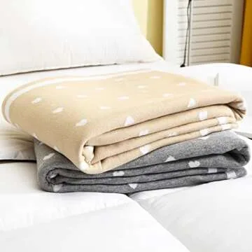 JSTEX Soft Throw Blanket 50 x 60 Cozy for Kids & Adults