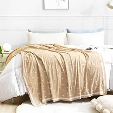 JSTEX Soft Throw Blanket 50 x 60 Cozy for Kids & Adults