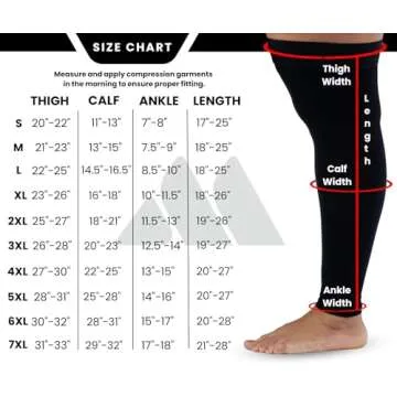 Mojo Compression Socks Footless for Men and Women 20-30mmHg