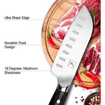 imarku Santoku Knife - 5 Inch Chef Knife