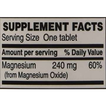 Magnesium Oxide 400mg 120 Tablets 3 Pack for Health Support