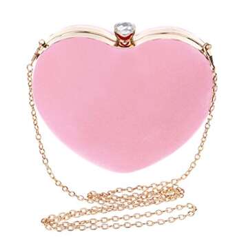 Sun Kea Heart Shaped Handbag Mini Clutch for Women