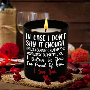 Vanilla Lavender Scented Candle Gift for Him