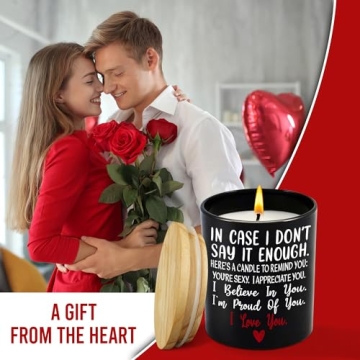 Vanilla Lavender Scented Candle Gift for Him