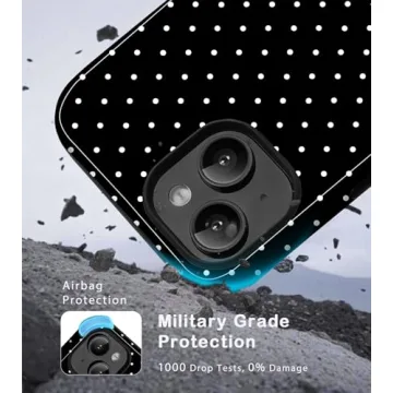 Amzfield iPhone 13/14 Cute Polka Dot Case for Women