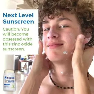 Waxhead Kids Zinc Oxide Sunscreen Stick - Waterproof, Reef Safe SPF 30