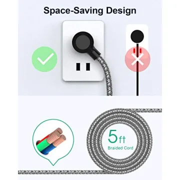 Surge Protector Power Strip with USB Ports – 2 Pack