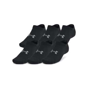 Under Armour Essential No Show Socks 6 Pack - Comfort & Durability
