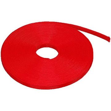 50 FT 1/8" Red Expandable Wire Cable Braided Sleeving Loom Tubing
