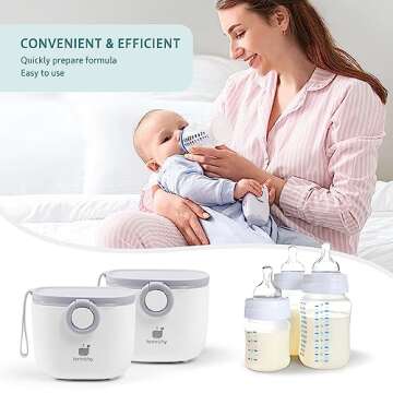 Portable Baby Formula Dispenser for Travel and Feeding