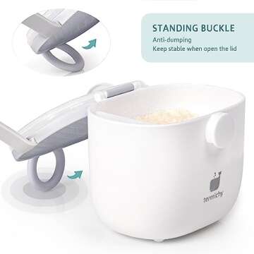 Portable Baby Formula Dispenser for Travel and Feeding