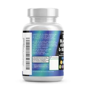 Clean Nutraceuticals Sea Moss Black Seed Oil Ashwagandha Turmeric Bladderwrack Burdock & Vitamin C Vitamin D3 with Elderberry Manuka Dandelion Yellow Dock Iodine Chlorophyll ACV - 2Pack
