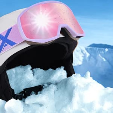 EXP VISION Ski Goggles for Men Women - UV Protection & Anti Fog