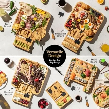 SMIRLY Charcuterie Board Set for Stylish Entertaining