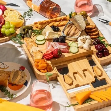 SMIRLY Charcuterie Board Set for Stylish Entertaining