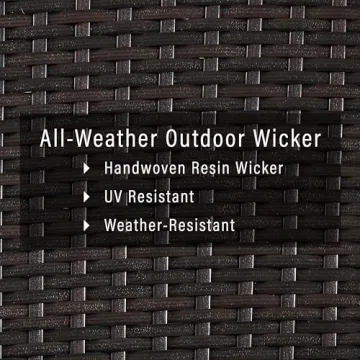 Stylish Crosley Wicker Towel Caddy for Pool Storage