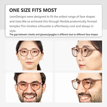 Stylish LeonDesigns Safety Glasses | Anti-Fog & Blue Light Protection