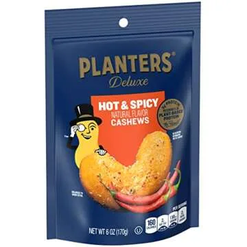 Planters Hot 'N Spicy Cashews - Delicious & Nutritious Snack