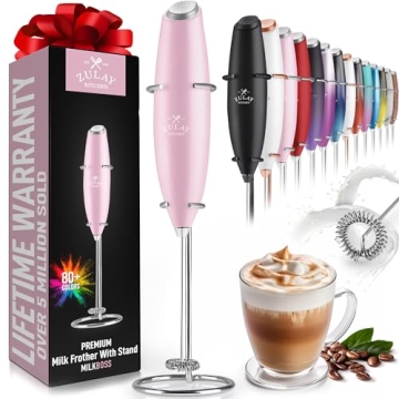 Zulay Powerful Milk Frother for Delicious Coffee Drinks