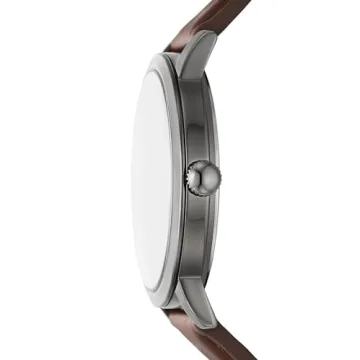 Relic Fossil Jeffrey Three-Hand Gunmetal Gray Watch