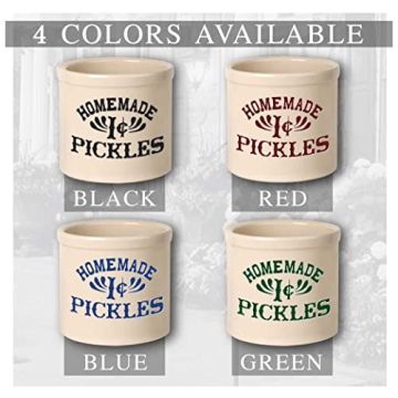 Clarus Crystal Pickles Jar from Friends - 2 Gallon Utensil Holder