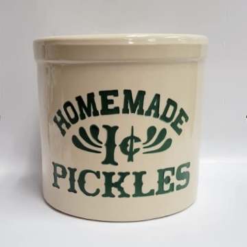 Clarus Crystal Pickles Jar from Friends - 2 Gallon Utensil Holder