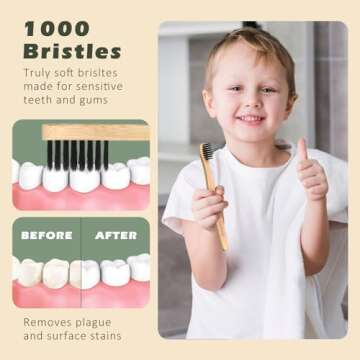 Eco-Friendly Kids Bamboo Toothbrushes for Healthy Smiles