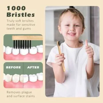 Eco-Friendly Kids Bamboo Toothbrushes for Healthy Smiles