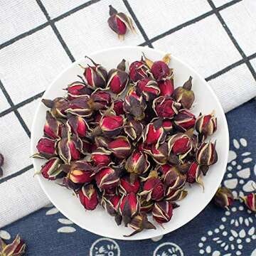 Dian Mai Rose Tea - Herbal Tea Rich in Antioxidants - 100g Loose Leaf