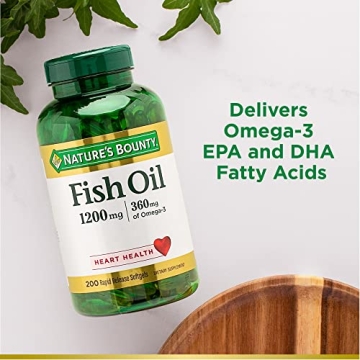 Nature's Bounty Fish Oil 1200 Mg Heart Support Softgels