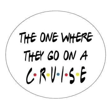 The One Where They Go On a Cruise Magnet Door Decoration Customized for your Stateroom Door on your ...