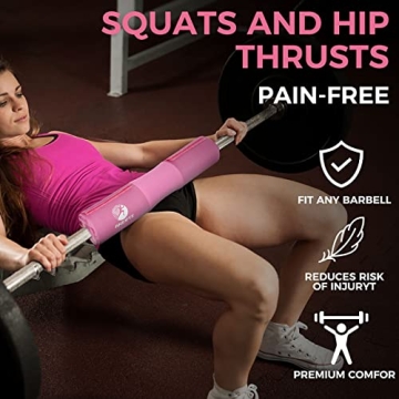 ANERTE Barbell Pad for Squats and Hip Thrusts
