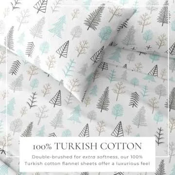 Cozy Great Bay Home Flannel Sheet Set - Queen Size