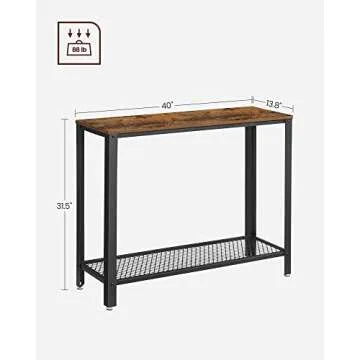 Stylish VASAGLE Console Table - Easy Assembly & Versatile Use