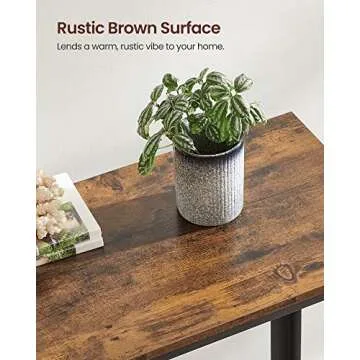 Stylish VASAGLE Console Table - Easy Assembly & Versatile Use