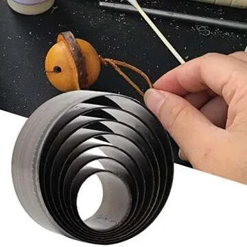 7pcs Leather Round Hole Puncher Set for Crafting & DIY