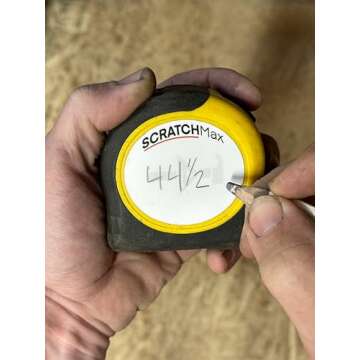 SCRATCHMax Erasable Tape Measure Note Pad & Sticker 10 Pack